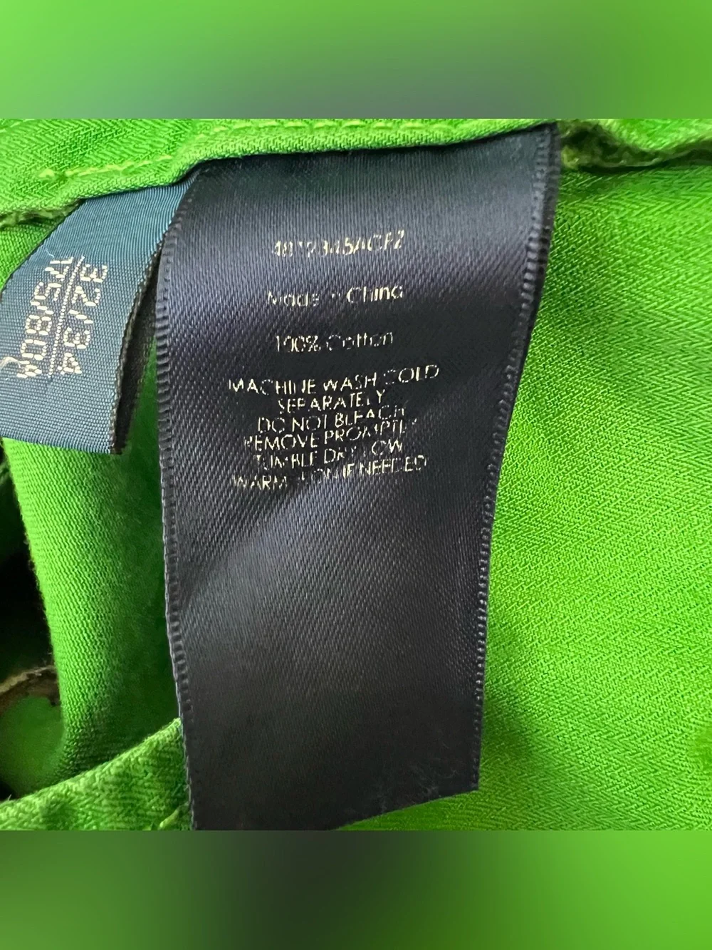 Polo Ralph Lauren Country Huntsman Shorts Mens 32/34 Green